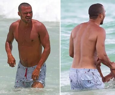 my new plaid pants: Jesse Williams Went To The Beach.