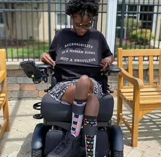 NEW Accessibility is a human right - Signature tee - Wheelch