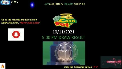 CashPot 5:00 pm draw for November 10, 2021 Lottery - YouTube
