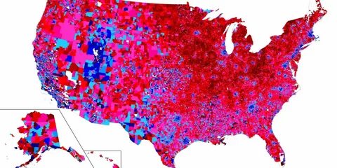 2016 Electoral Map: Trump, Clinton Vote by Precinct