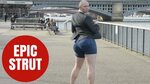 Viral bum-wiggling sensation Epic Strut Guy shakes booty in 