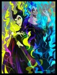 Hades and Maleficent Disney villains art, Maleficent art, Di