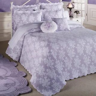 Floral Medley Woven Matelasse Oversized Bedspread Bedding Sh