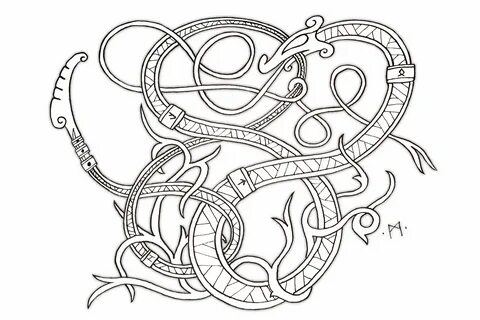 Some new knotwork I drew up for a youtube video on drawing s