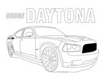 Download Dodge Challenger SRT8 coloring for free - Designloo