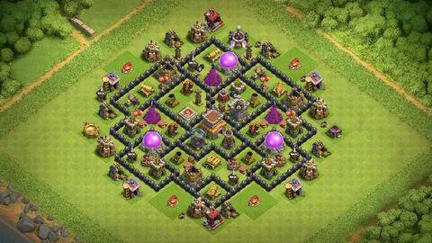 New TH8 Home Base Layout with Layout Copy Link - Base of Cla