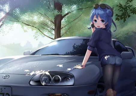 Japanese animated song komatete four girls animated cars count