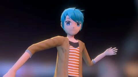 Anime Boy 1 - 3D model by IMGVERTEX (@noitanigami) 6c3e3ef -