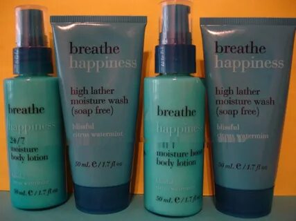 Bath & Body Works 4 Breathe Happiness Citrus Lotion Wash Sal