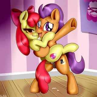 #1130128 - explicit, artist:anibaruthecat, apple bloom, tend