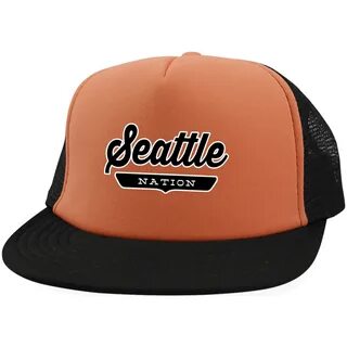 Seattle Nation Trucker Hat with Snapback Snapback, Hats, Sna