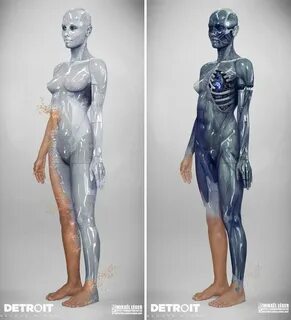 Female Android Concept Art - Detroit: Become Human Art Galle