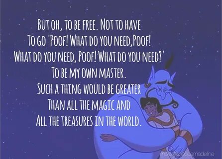 98+ Disney Aladdin Genie Quotes QuotesLove