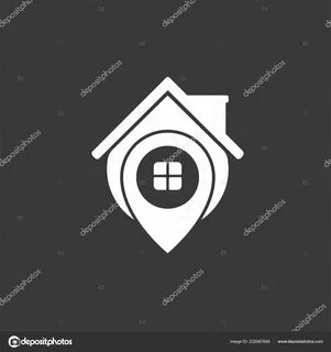 Vector House Locate Logo Design Template Its Good Simple Des