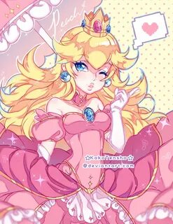 Princess Peach Super mario art, Princess peach, Mario art