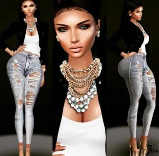 Imvu fashion Fashion, Sims 4 black hair, Summer fashion