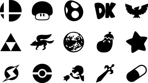 Smash Bros Melee Logo Png - pic-bugger