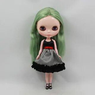 ICY Neo Blythe Doll Green Hair Regular Body Blythe dolls, Bl