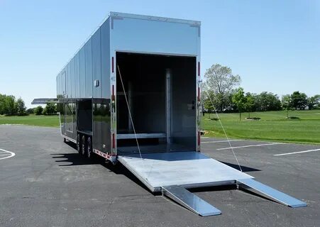 ALUMINUM 4 CAR STACKER HAULER TRAILER #beckercustomtrailer. 