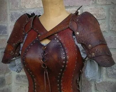 Female armor/corset "Cybele full set" Studded leather armor,