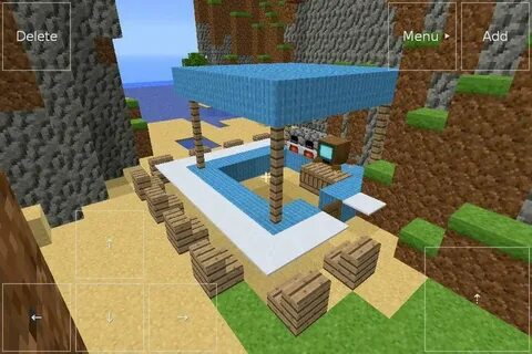 Blue tiki bar Minecraft pool, Tiki bar, Outdoor decor