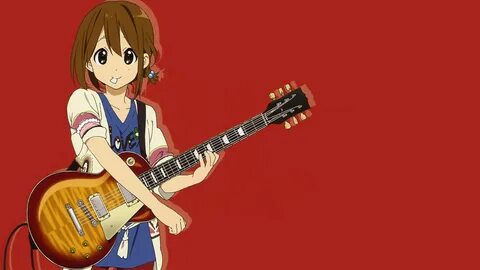 K ON!, Hirasawa Yui, Guitar Wallpapers HD / Desktop and Mobi