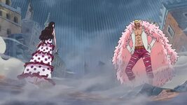 Relationship between Doflamingo and Violet - One Piece