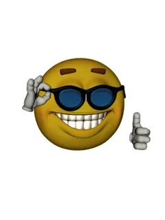 "Smiley Face Sunglasses Thumbs Up Emoji Meme Face" T-shirt b