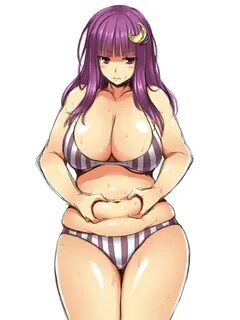 Xbooru - 1girl bare shoulders breasts chubby cleavage cresce