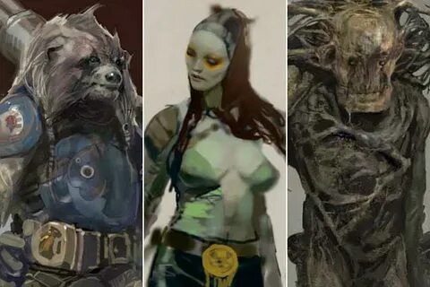 Guardians of the Galaxy' Concept Art Reveals What Groot, Roc