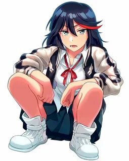 Safebooru - 1girl bangs black hair blue eyes blue skirt full