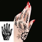 download tattoo henna stencil template mehndi png free photo