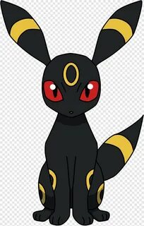 Бесплатная загрузка Umbreon сидя, покемон иллюстрация Ombreo