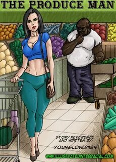 The Produce Man- Illustrated Interracial Porn Comics