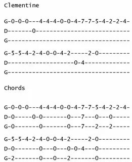 Oh my darling clementine guitar chords 284262-Oh my darling 