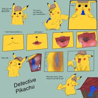 Pikachu Detective Vore (Art Poll Winner) by Da BlueGuy -- Fu