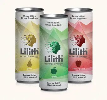 Lilith: the natural energy drink for women on Behance