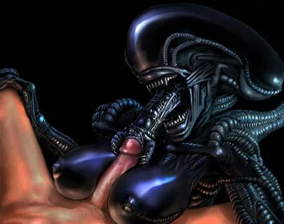 meandraco xenomorph color hi res alien 1boy1girl alien areol