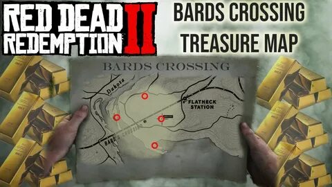 Red Dead Redemption 2 online - Bard's Crossing Treasure Map 