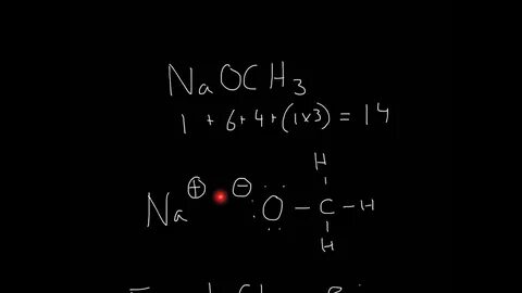 Lewis Structure NaOCH3 - YouTube