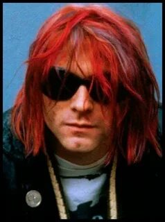 Kurt with red hair Red hair, Donald cobain, Heavy metal musi