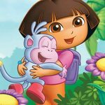 Dora the Explorer 💜 🎒 🔎 🐒 Dora cartoon, Dora the explorer im