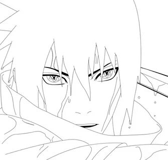 Naruto manga 574 Sasuke Line Art by Mardon14 on DeviantArt N