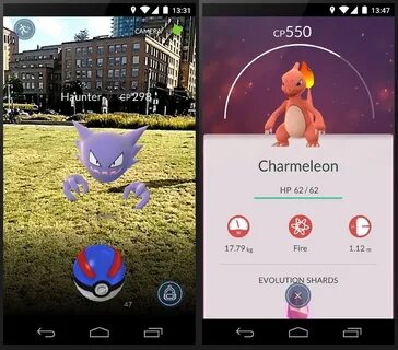 Новые скриншоты Pokemon GO для iOS и Android