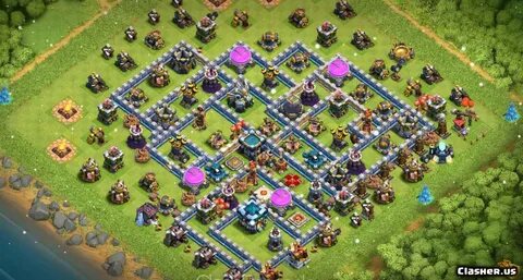 Town Hall 13 TH13 Farm/Trophy base v114 With Link 11-2019 - 