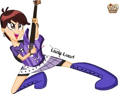 Luna Hit On Guitar By Ravenrebel56 - Anime Loud House Luna -