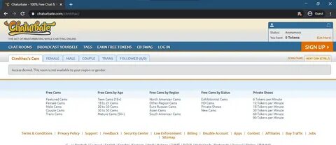 RESOLVED: access denied on chaturbate - Adult Webcam FAQ