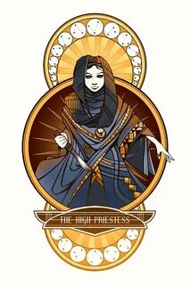 Dune tarot: The High Priestess - St. Alia of the Knife Dune 