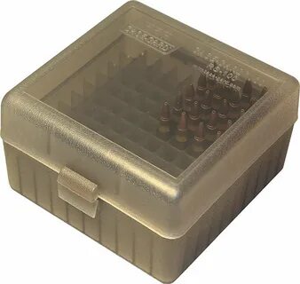 Коробка для патронов MTM 100 Rifle Ammo Box Series Small сер