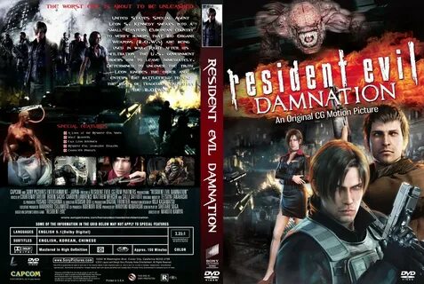 Resident Evil Damnation DVD Covers Cover Century Over 1.000.